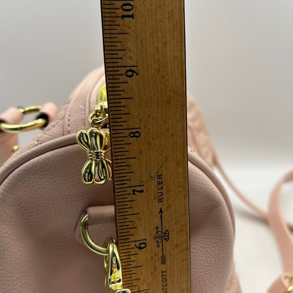 Betsy Johnson Light Pink Lip Purse Bag Removable Crossbody Strap - Picture 14 of 16